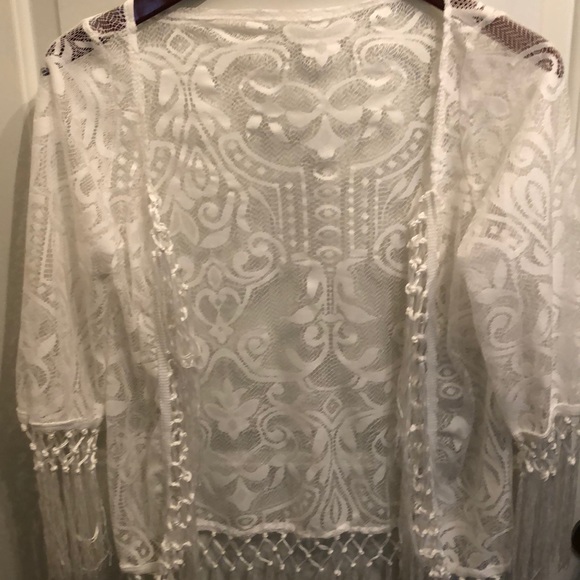 Lacy cardigan- like new! - Picture 3 of 4